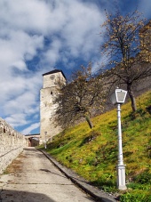 Clock tower of The Castle of Trencin