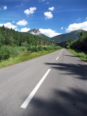 Road to peak of Velky Rozsutec