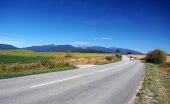 Road at Liptov and Rohace mountains